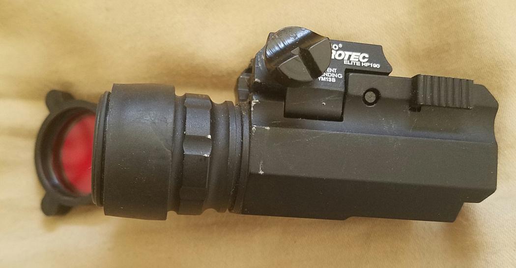 NEBO PROTEC ELITE HP190 light with red filter